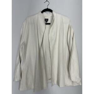 Eileen Fisher Women's Cream Jacket XL